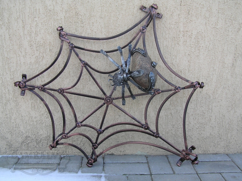 Паук на паутине
