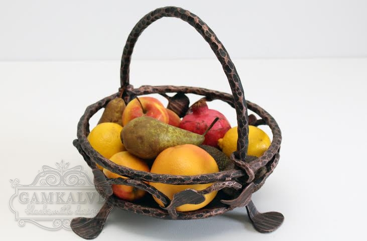 Blacksmith a fruit basket